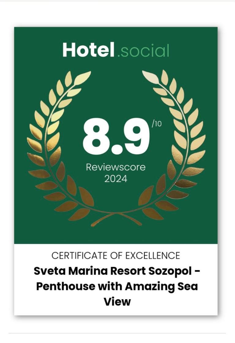 Santa Marina Resort Sozopol - Penthouse With Amazing Sea View Exterior photo